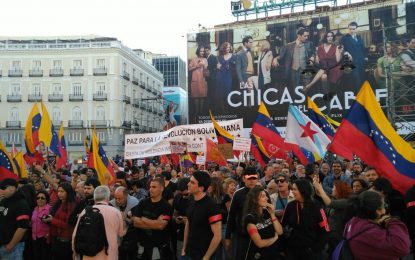 Organizaciones sociales y políticas de España apoyan solidariamente a la Revolución Bolivariana