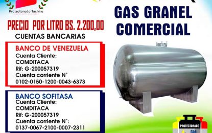 Tachirenses pagarán el servicio de gas vía prepago para evitar cobro en pesos