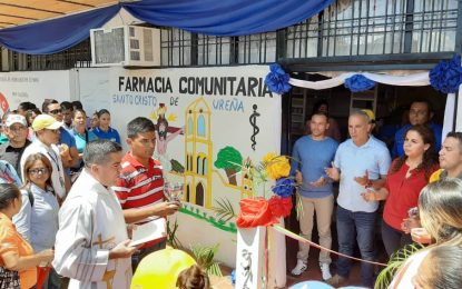 Pueblo de Ureña inaugura Farmacia dotada con más de 80 medicamentos