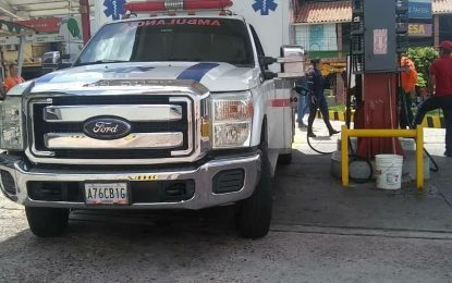 Unidades moviles de Corposalud Táchira reciben suministro de combustible oportunamente