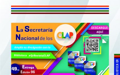 La Secretaría Nacional de los CLAP pone a tu disposición la edición 49 de la biblioteca virtual 