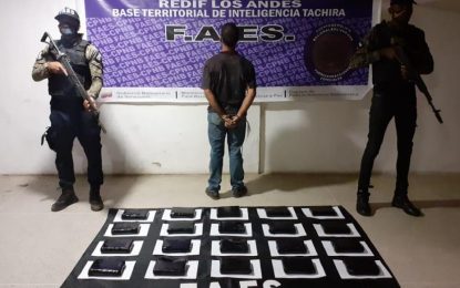 FAES incauta 20 kilos de  presunta cocaína de la banda Los José