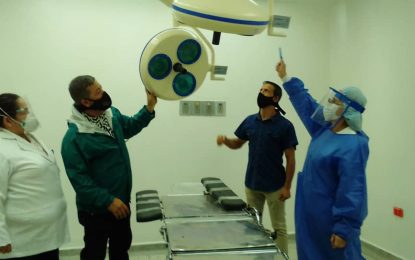 Avanzan trabajos para rehabilitar quirófanos del Hospital General de Táriba