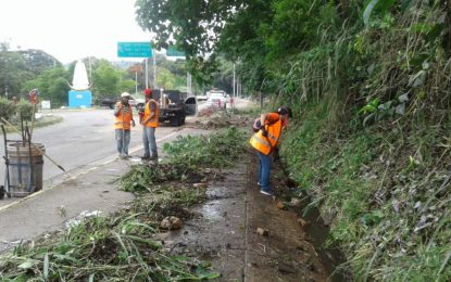 Corpoandes y Alcaldía de Cárdenas realizan mantenimiento a la Av. 1 de Táriba