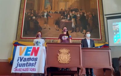 “Mujeres patriotas estaremos al frente del rescate de la Asamblea Nacional”