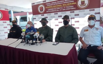 G/D Moronta: “Hay dos personas detenidas y cuatro en fase de investigación”