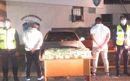 Capturados dos hombres que pretendían llevar billetes del cono monetario a Colombia