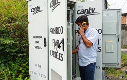 Cantv restableció servicios a 800 suscriptores de Capachito