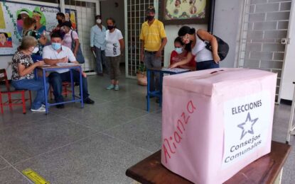 Parlamento Regional acompañó proceso de elecciones de Consejos Comunales