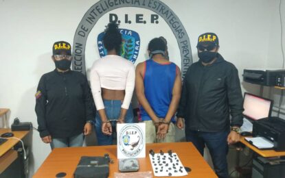 Dos capturados por narcomenudeo en la ciudad de San Cristóbal