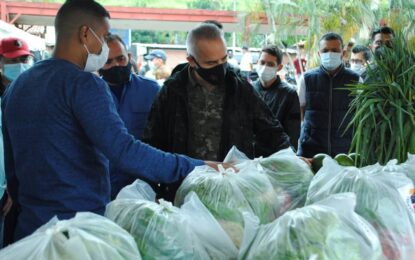 Más de 17 toneladas de verduras y hortalizas entregó Protectorado a comunidades vulnerables del Táchira