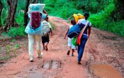 ONU reporta que más de 8.000 colombianos fueron desplazados durante mayo