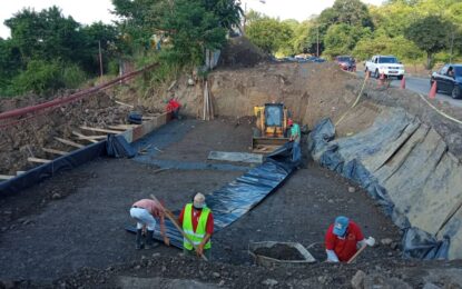 Avanza la recuperación vial del sector El Mirador