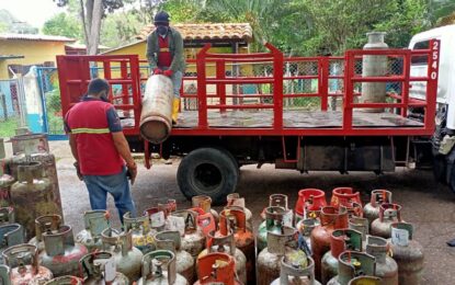 Abastecidas con gas doméstico más de 123 mil familias tachirenses en julio