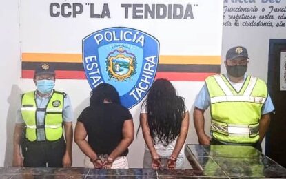 Politáchira detiene a hermanas por orden del MP en La Tendida