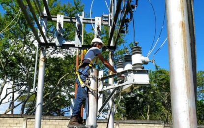 Corpoelec Táchira fortalece servicio de la Subestación San Diego