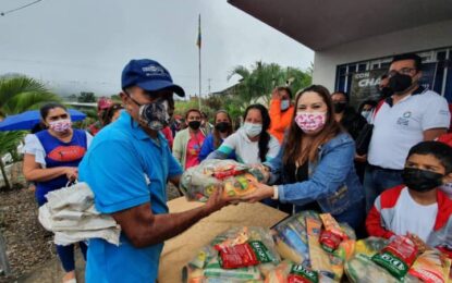 Jornada social en el sector Los Cedros para niños y adultos mayores