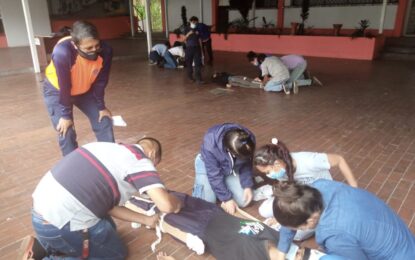 16 personas capacitadas en primer curso de Primeros Auxilios Módulo I del año