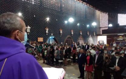 Misa en honor a los 461 años de San Cristóbal