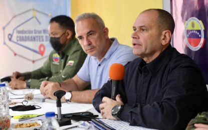 Ministro Ceballos: Táchira tiene una reducción del índice delictivo