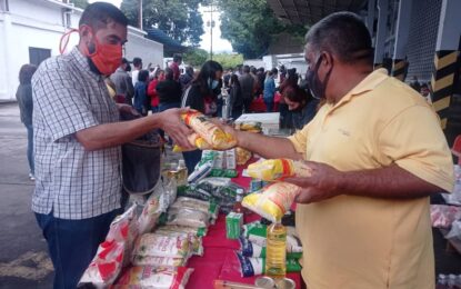 Trabajadores de Corpoelec en Táchira son atendidos con la Bodega va a tu Casa