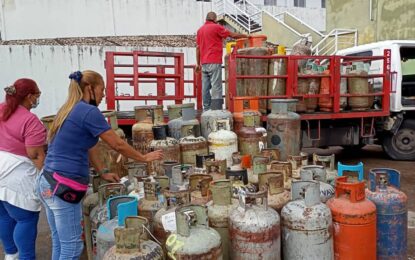 Avanzan jornadas de distribución de gas doméstico en el Táchira