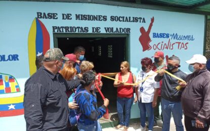 Inaugurada Base de Misiones Patriotas de Volador en el municipio Lobatera