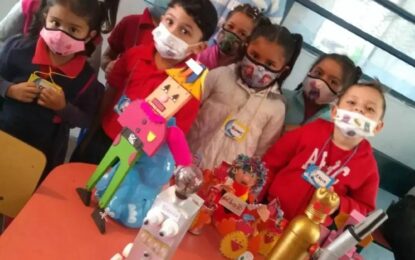 Niños participan en “Expo- Robótica 2022”