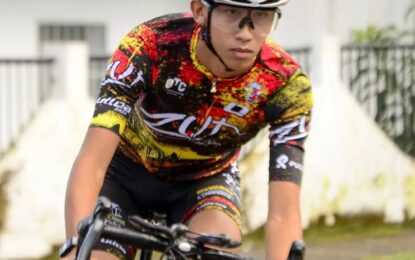 Tachirense Johaneth Vargas dominó la contrarreloj del campeonato nacional de ciclismo menor