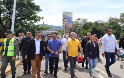 Freddy Bernal: celebramos con cultura el encuentro de Venezuela y Colombia