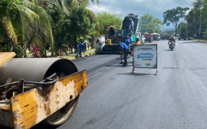 IVT: Más de 5 mil toneladas de asfalto colocadas en diversas vías del Táchira