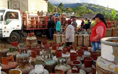 Más de 92 mil familias del Táchira han recibido gas en diciembre