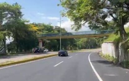 Gobernación rehabilita 3 kilómetros en tramo I de la Autopista