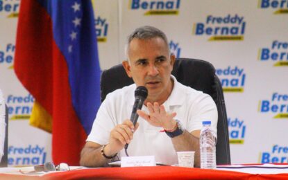 Gobernador Bernal: Venezuela debe unirse contra el bloqueo y las sanciones económicas