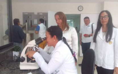 Reactivado servicio de Laboratorio de Ipasme San Cristóbal