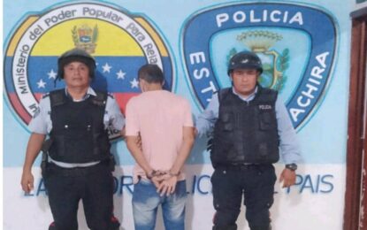 Politáchira incrementa la detención de personas solicitadas