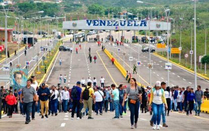 Casi 50.000 personas entraron a Venezuela desde Colombia durante el Carnaval