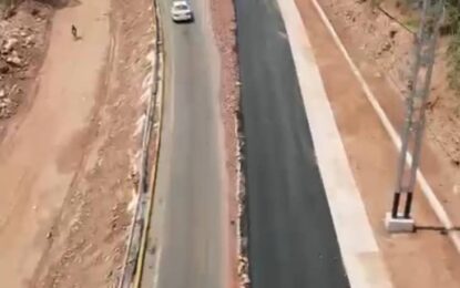 Está por culminar primera etapa de trabajos en avenida marginal del Torbes