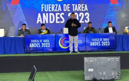 Instalan Fuerza de Tarea Andes 2023