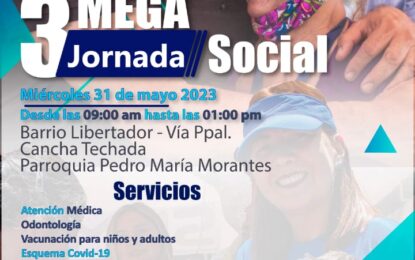 La Alcaldía de San Cristóbal invita a los habitantes del Barrio Libertador a la Tercera Mega Jornada Social