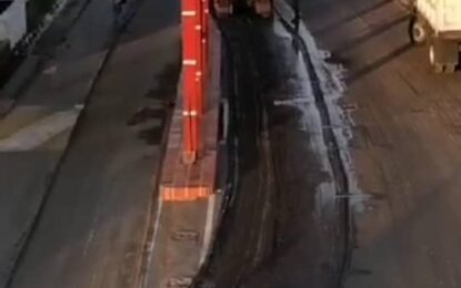 Paso Intermitente entre el Puente Escalante y la Alcabala de La Tendida