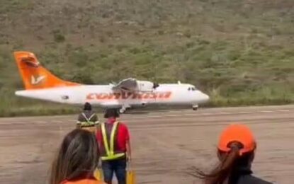“Con la llegada del vuelo de prueba, inicia el camino a la apertura del Aeropuerto de San Antonio del Táchira”