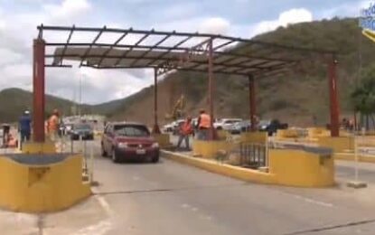 La puesta en funcionamiento de los peajes permitirá mayor seguridad para el Táchira