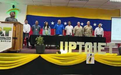 Táchira se suma al reimpulso de la producción alimentaria