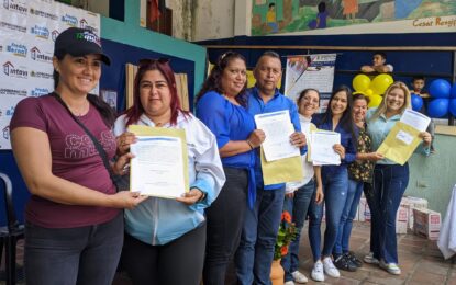 Familias del municipio Andrés Bello reciben materiales para autoconstrucción de viviendas