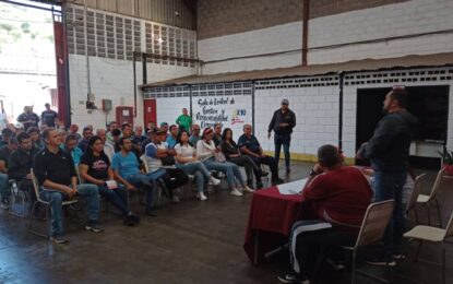 Trabajadores de Transtáchira participaron en conferencia sobre el Esequibo y el Referéndum Consultivo