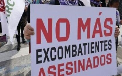 Colombia reporta su primer firmante de paz asesinado en 2024