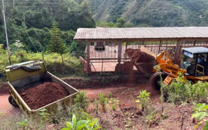 Intensifican despeje de derrumbes en la Troncal 07 tramo  Mesa de Aura