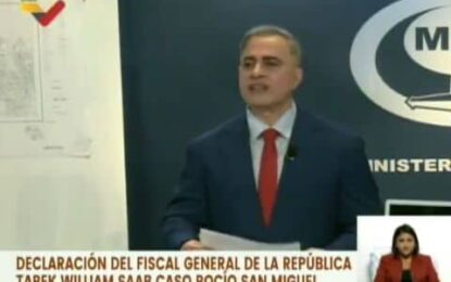 Fiscal General mostró pruebas de interés criminalística que relacionan a Roció San Miguel con el Plan “Brazalete Blanco”