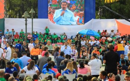 Presidente Maduro: otra vez le vamos a ganar a la oligarquía, por la paz y con el pueblo